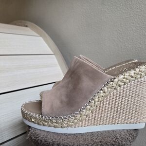 Women's Suede Wedge Sandals